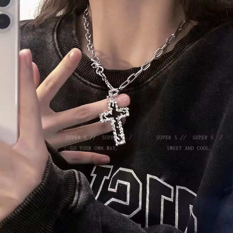 Stella Cross Necklace