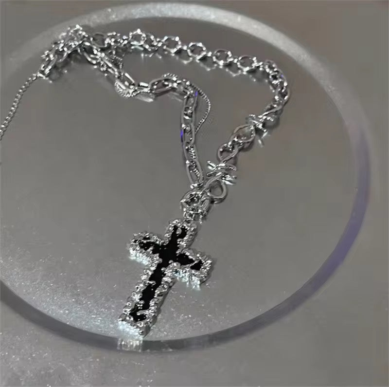 Stella Cross Necklace