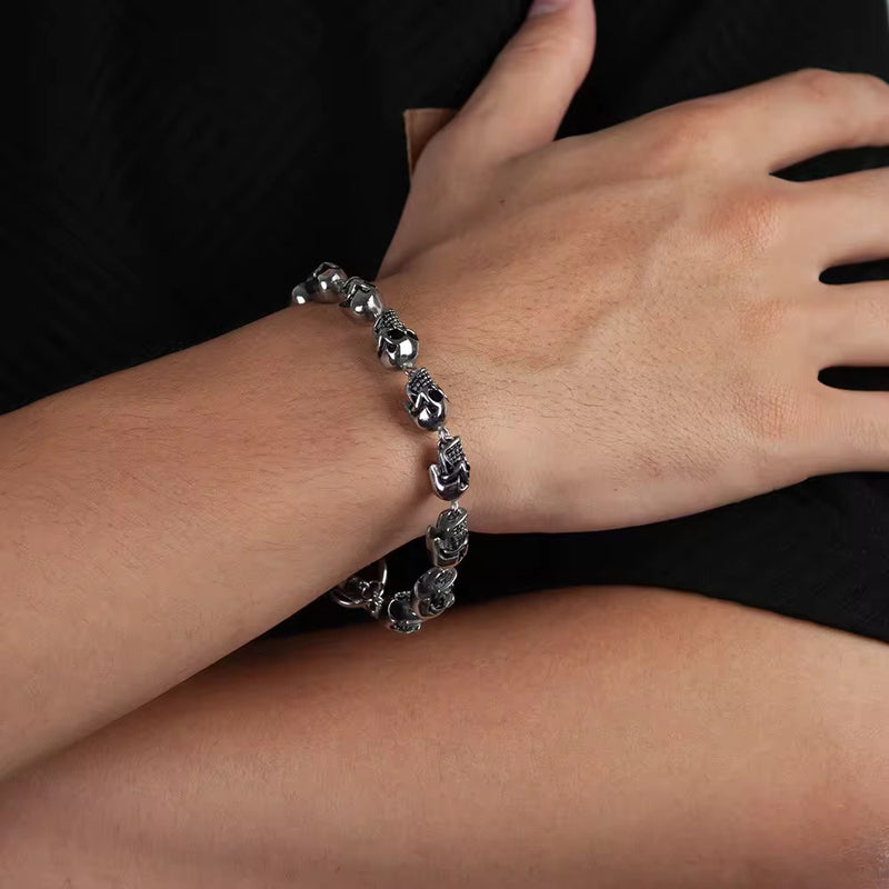 Skull-Face Bracelet