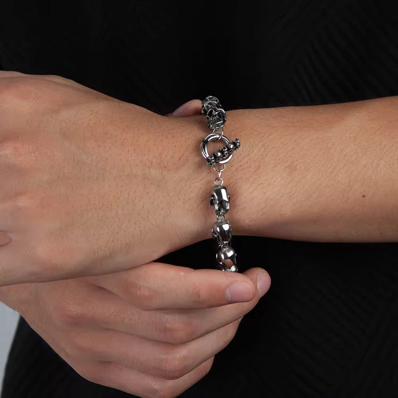 Skull-Face Bracelet