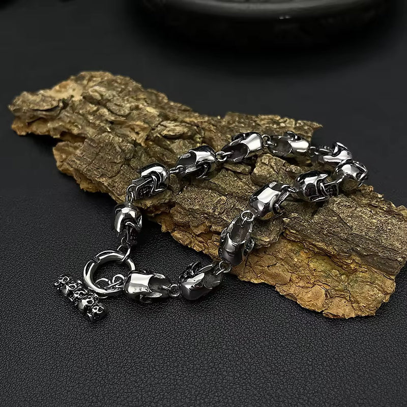 Skull-Face Bracelet